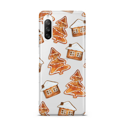 Gingerbread House Tree Sony Xperia 10 III Case