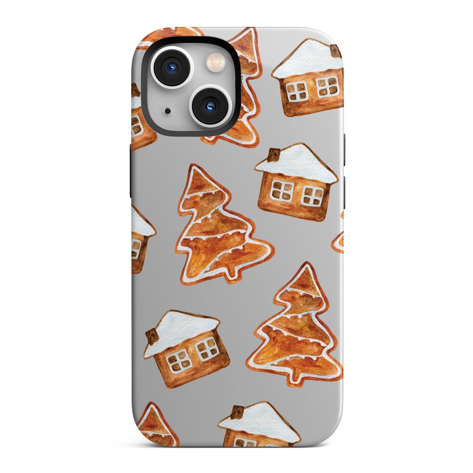 Gingerbread House Tree iPhone 13 Mini Full Wrap 3D Tough Case