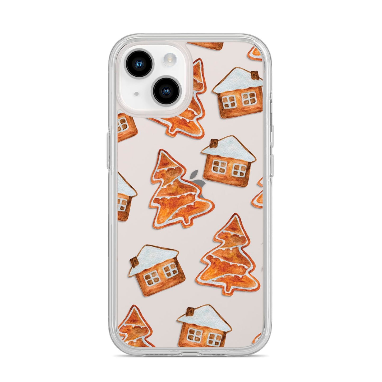 Gingerbread House Tree iPhone 14 Clear Tough Case Starlight