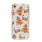 Gingerbread House Tree iPhone 8 Bumper Case on Silver iPhone