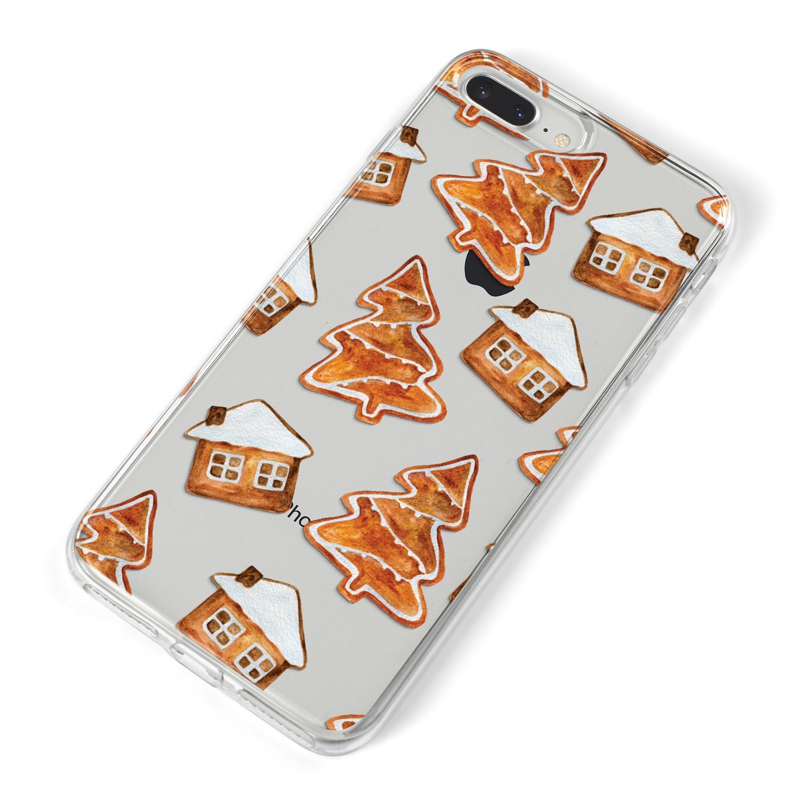 Gingerbread House Tree iPhone 8 Plus Bumper Case on Silver iPhone Alternative Image