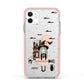 Girl Witch Apple iPhone 11 in White with Pink Impact Case