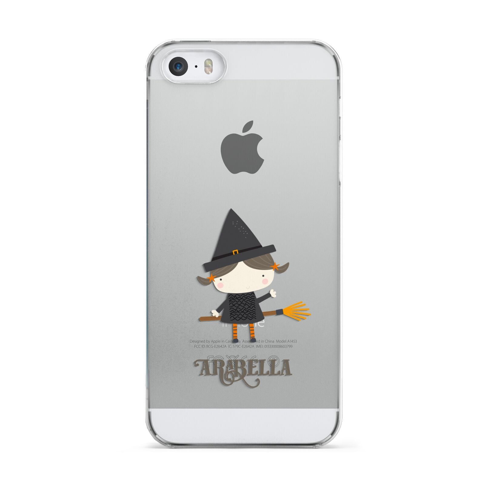 Girl Witch Personalised Apple iPhone 5 Case