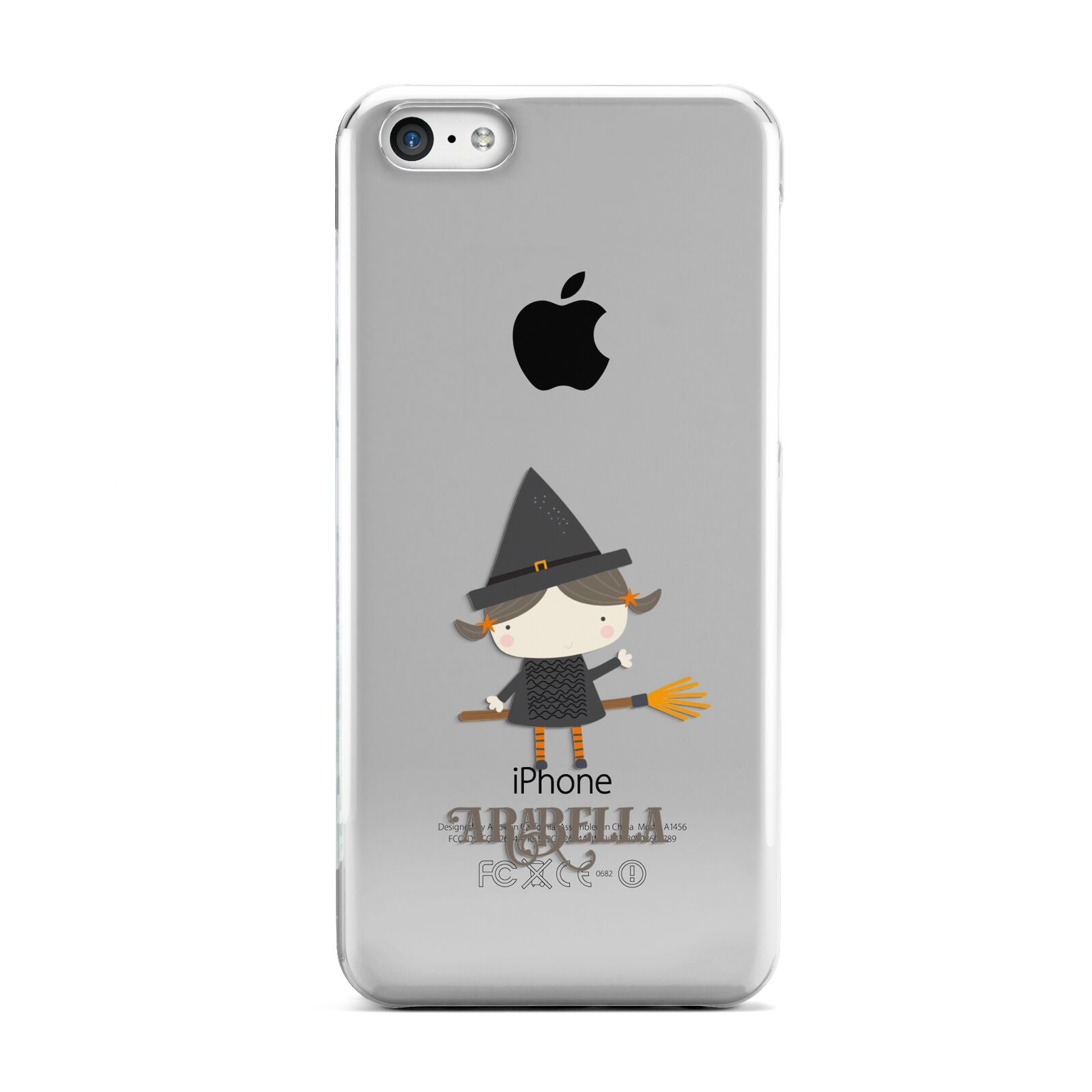 Girl Witch Personalised Apple iPhone 5c Case