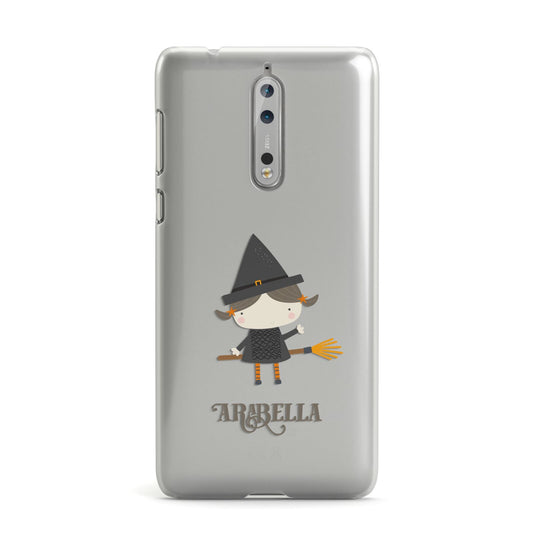 Girl Witch Personalised Nokia Case