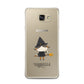 Girl Witch Personalised Samsung Galaxy A7 2016 Case on gold phone