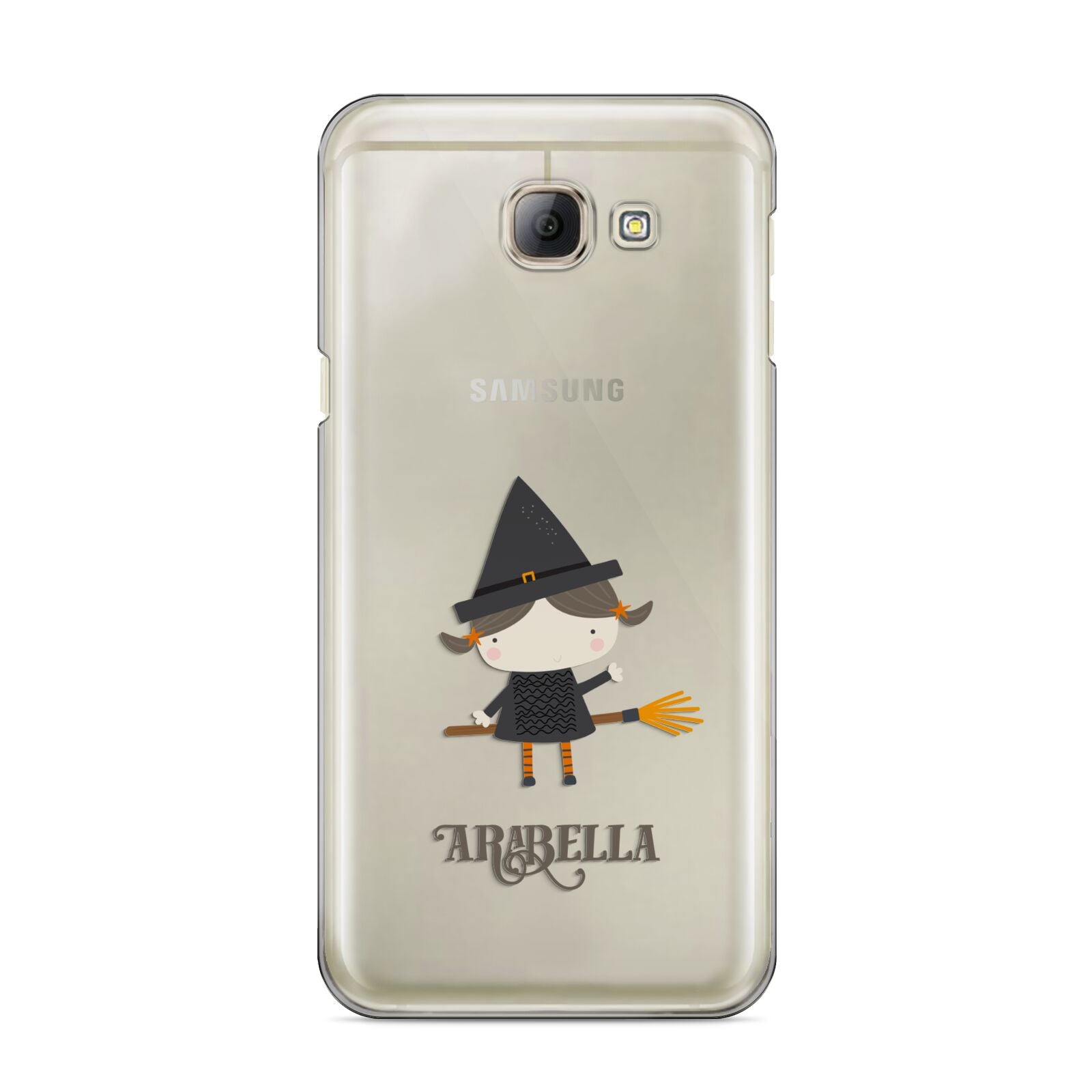 Girl Witch Personalised Samsung Galaxy A8 2016 Case
