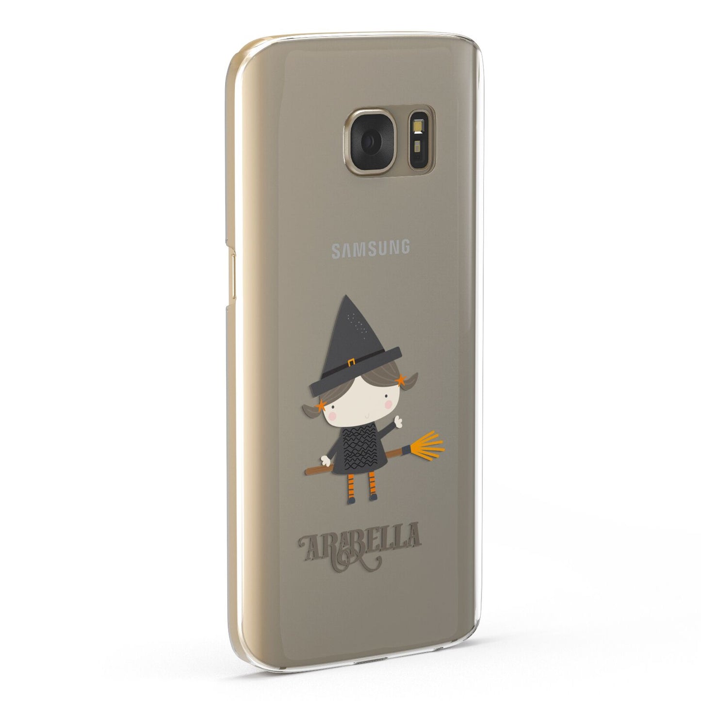 Girl Witch Personalised Samsung Galaxy Case Fourty Five Degrees