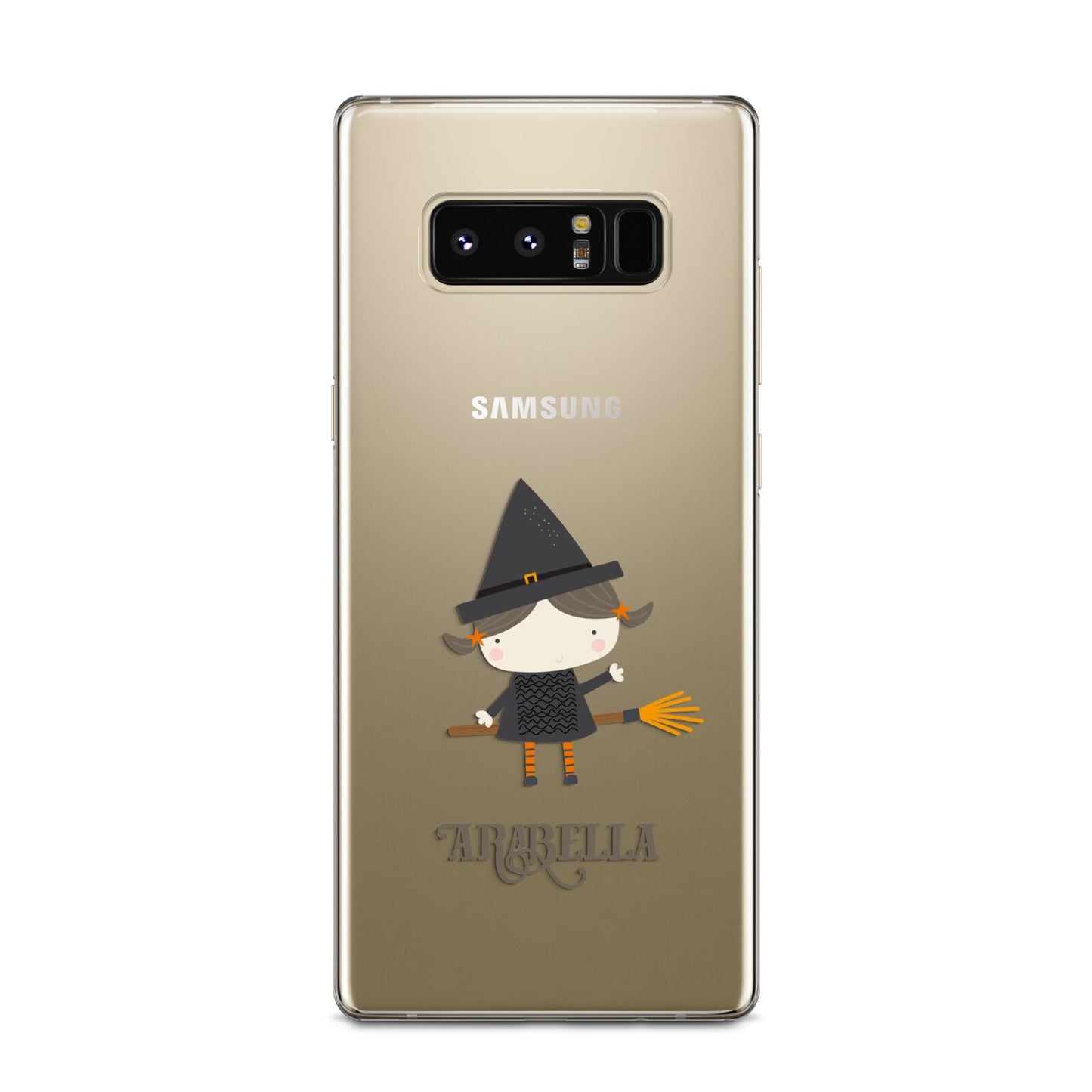 Girl Witch Personalised Samsung Galaxy Note 8 Case
