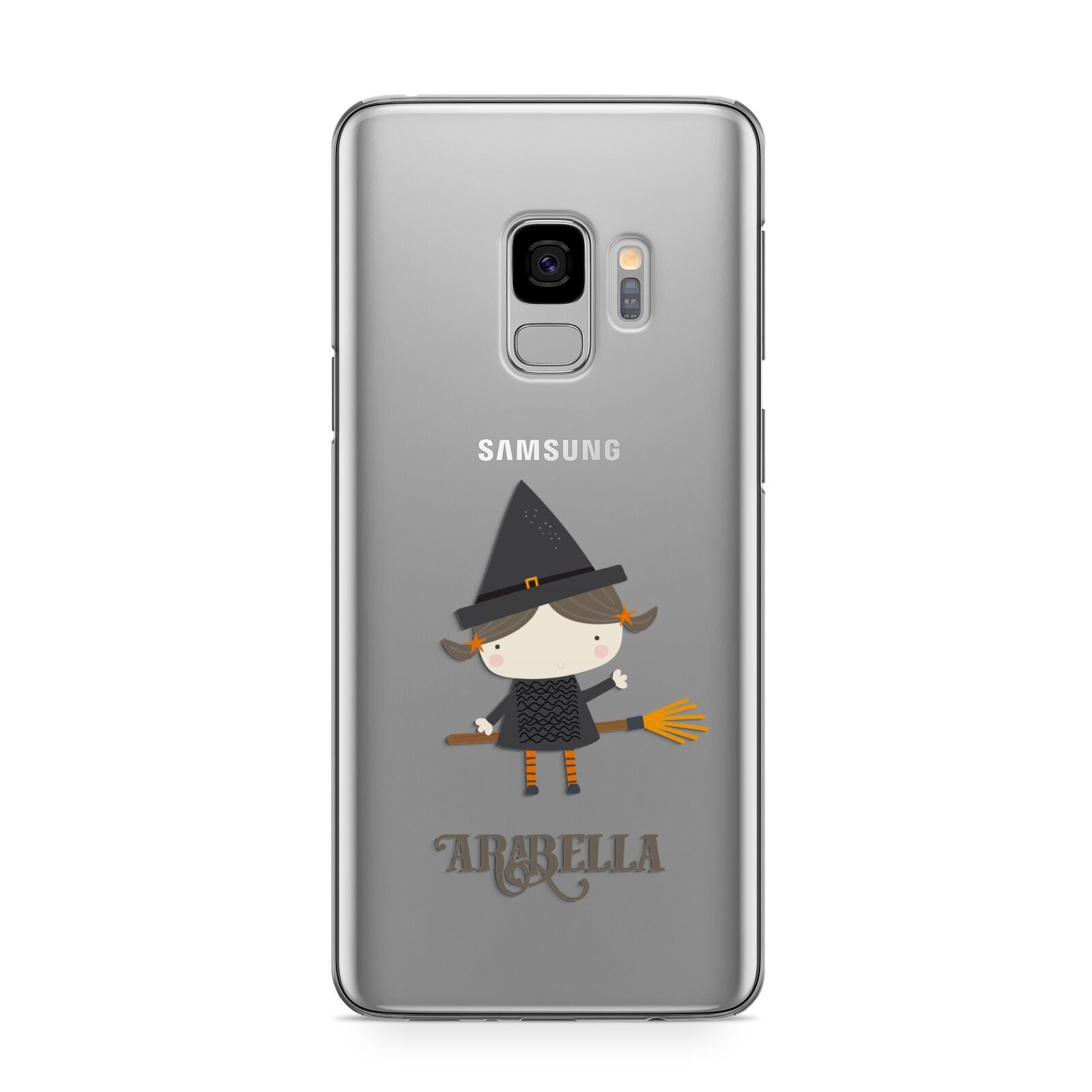 Girl Witch Personalised Samsung Galaxy S9 Case