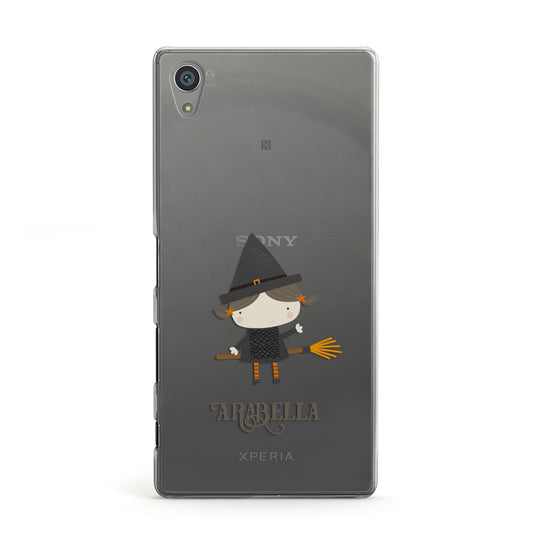 Girl Witch Personalised Sony Xperia Case