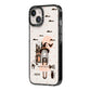 Girl Witch iPhone 14 Black Impact Case Side Angle on Silver phone
