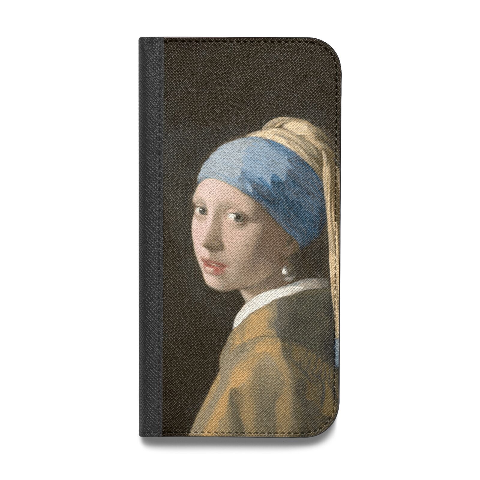 Girl With A Pearl Earring By Johannes Vermeer Vegan Leather Flip Samsung Case