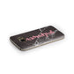 Girlpower Black White Marble Effect Samsung Galaxy Case Side Close Up