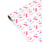 Girls Dinosaur Birthday Personalised Gift Wrap
