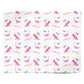 Girls Dinosaur Birthday Personalised Wrapping Paper Alternative