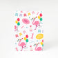Girls Flamingo Personalised Birthday A5 Greetings Card