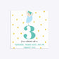 Girls Personalised Birthday Ballerina Square 5 25x5 25 Invitation Matte Paper