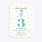 Girls Personalised Birthday Ballerina Ticket Invitation Matte Paper