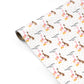 Girls Personalised Hare Happy Birthday Personalised Gift Wrap