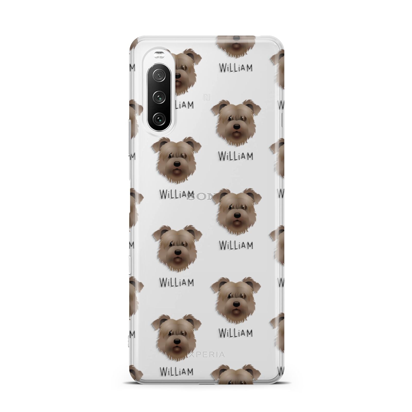 Glen Of Imaal Terrier Icon with Name Sony Xperia 10 III Case
