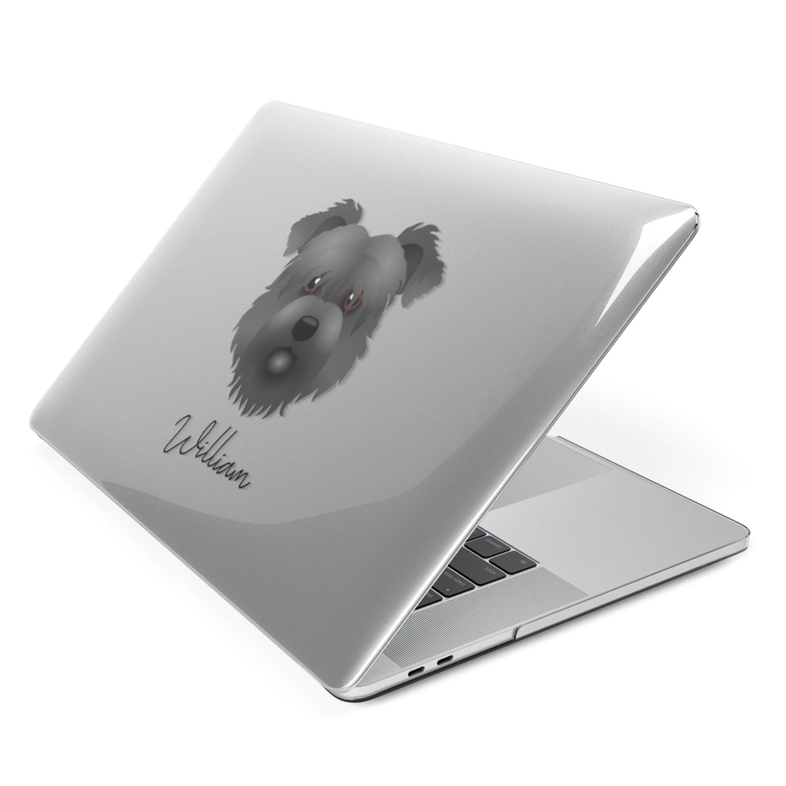 Glen Of Imaal Terrier Personalised Apple MacBook Case Side View