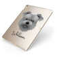 Glen Of Imaal Terrier Personalised Apple iPad Case on Gold iPad Side View