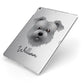 Glen Of Imaal Terrier Personalised Apple iPad Case on Silver iPad Side View