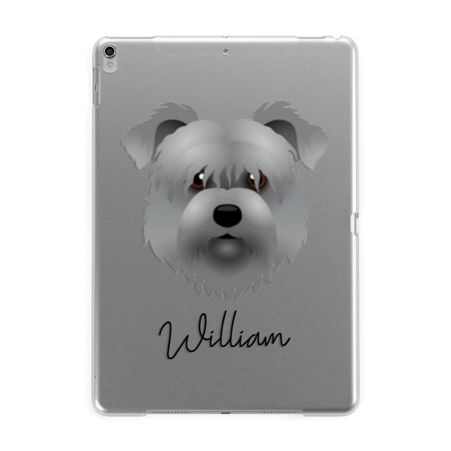 Glen Of Imaal Terrier Personalised Apple iPad Silver Case