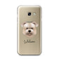 Glen Of Imaal Terrier Personalised Samsung Galaxy A3 2017 Case on gold phone
