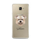 Glen Of Imaal Terrier Personalised Samsung Galaxy A7 2016 Case on gold phone