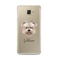 Glen Of Imaal Terrier Personalised Samsung Galaxy A7 2016 Case on gold phone