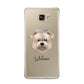 Glen Of Imaal Terrier Personalised Samsung Galaxy A9 2016 Case on gold phone
