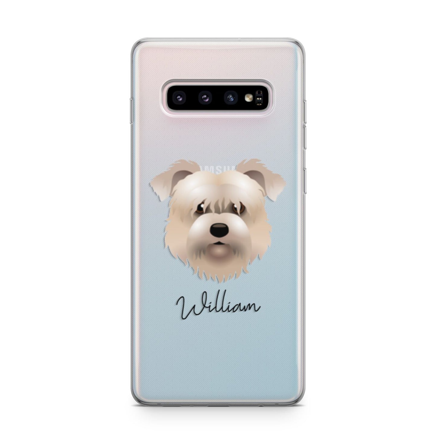 Glen Of Imaal Terrier Personalised Samsung Galaxy S10 Plus Case