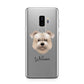 Glen Of Imaal Terrier Personalised Samsung Galaxy S9 Plus Case on Silver phone