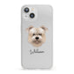Glen Of Imaal Terrier Personalised iPhone 13 Clear Bumper Case