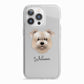 Glen Of Imaal Terrier Personalised iPhone 13 Pro TPU Impact Case with White Edges