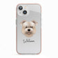 Glen Of Imaal Terrier Personalised iPhone 13 TPU Impact Case with Pink Edges