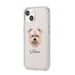 Glen Of Imaal Terrier Personalised iPhone 14 Clear Tough Case Starlight Angled Image