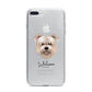 Glen Of Imaal Terrier Personalised iPhone 7 Plus Bumper Case on Silver iPhone