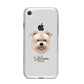 Glen Of Imaal Terrier Personalised iPhone 8 Bumper Case on Silver iPhone