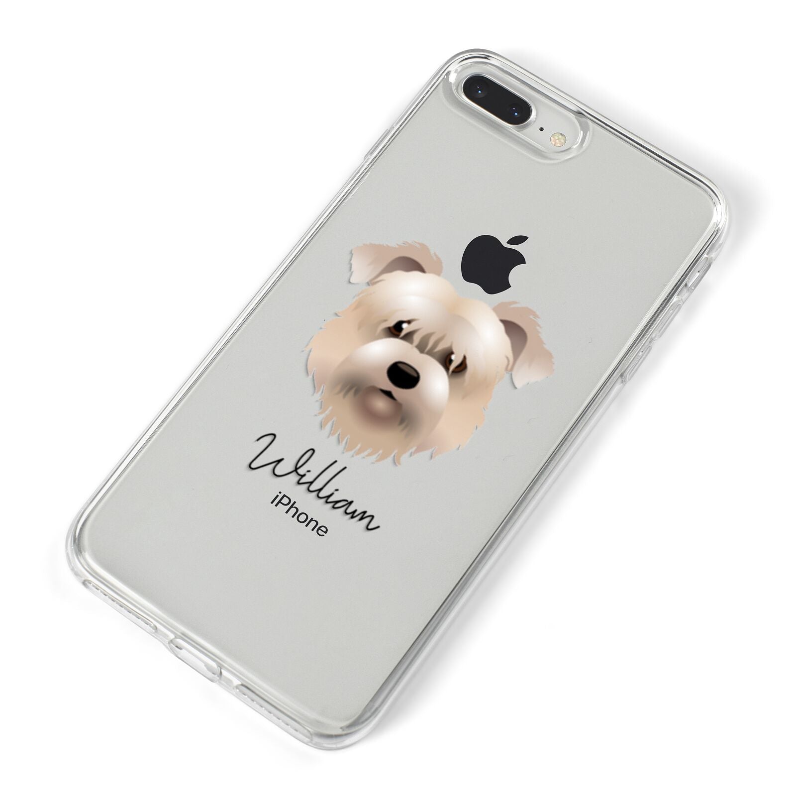Glen Of Imaal Terrier Personalised iPhone 8 Plus Bumper Case on Silver iPhone Alternative Image