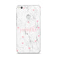 Glitter Hearts Marble Personalised Name Huawei P8 Lite Case