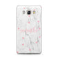 Glitter Hearts Marble Personalised Name Samsung Galaxy J5 2016 Case