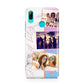 Glitter and Marble Photo Upload with Text Huawei P Smart 2019 Case