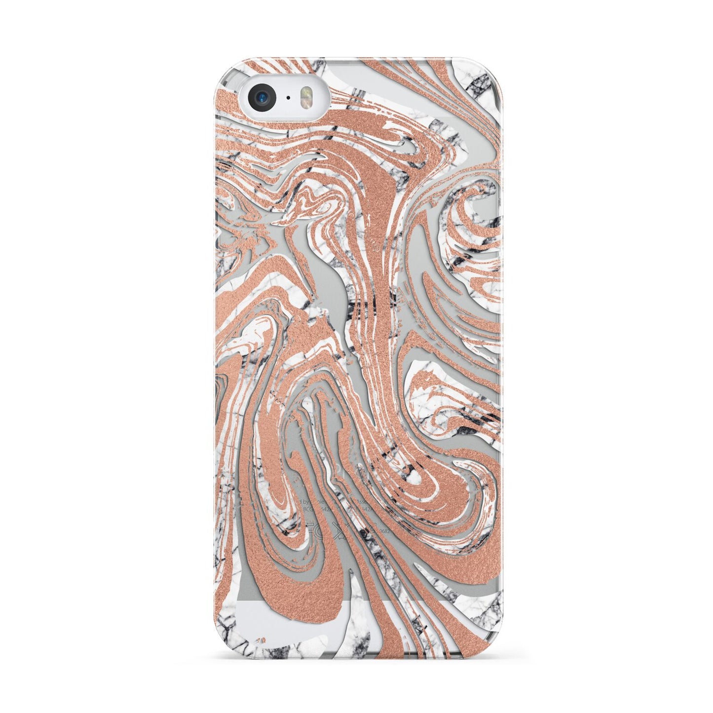 Gold And White Marble Apple iPhone 5 Case