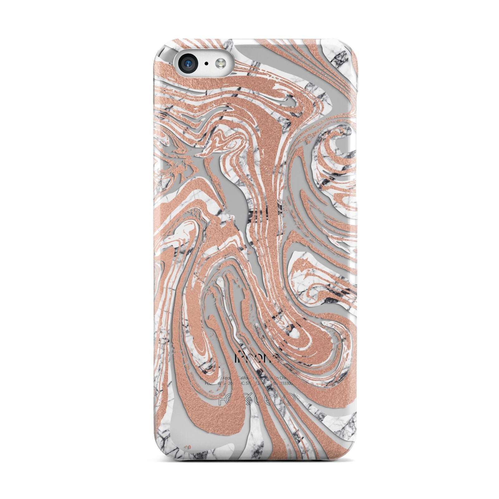 Gold And White Marble Apple iPhone 5c Case