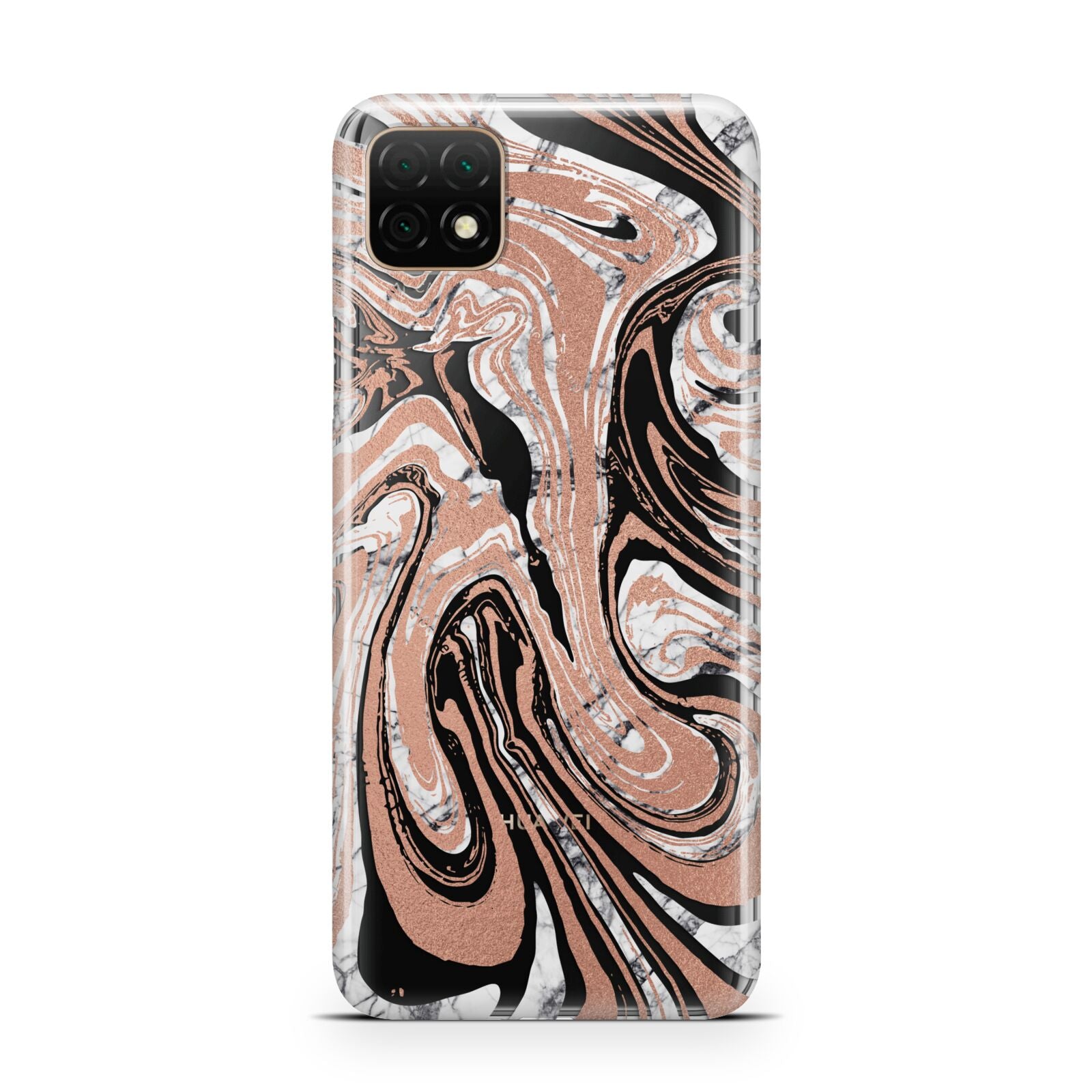 Gold And White Marble Huawei Enjoy 20 Phone Case