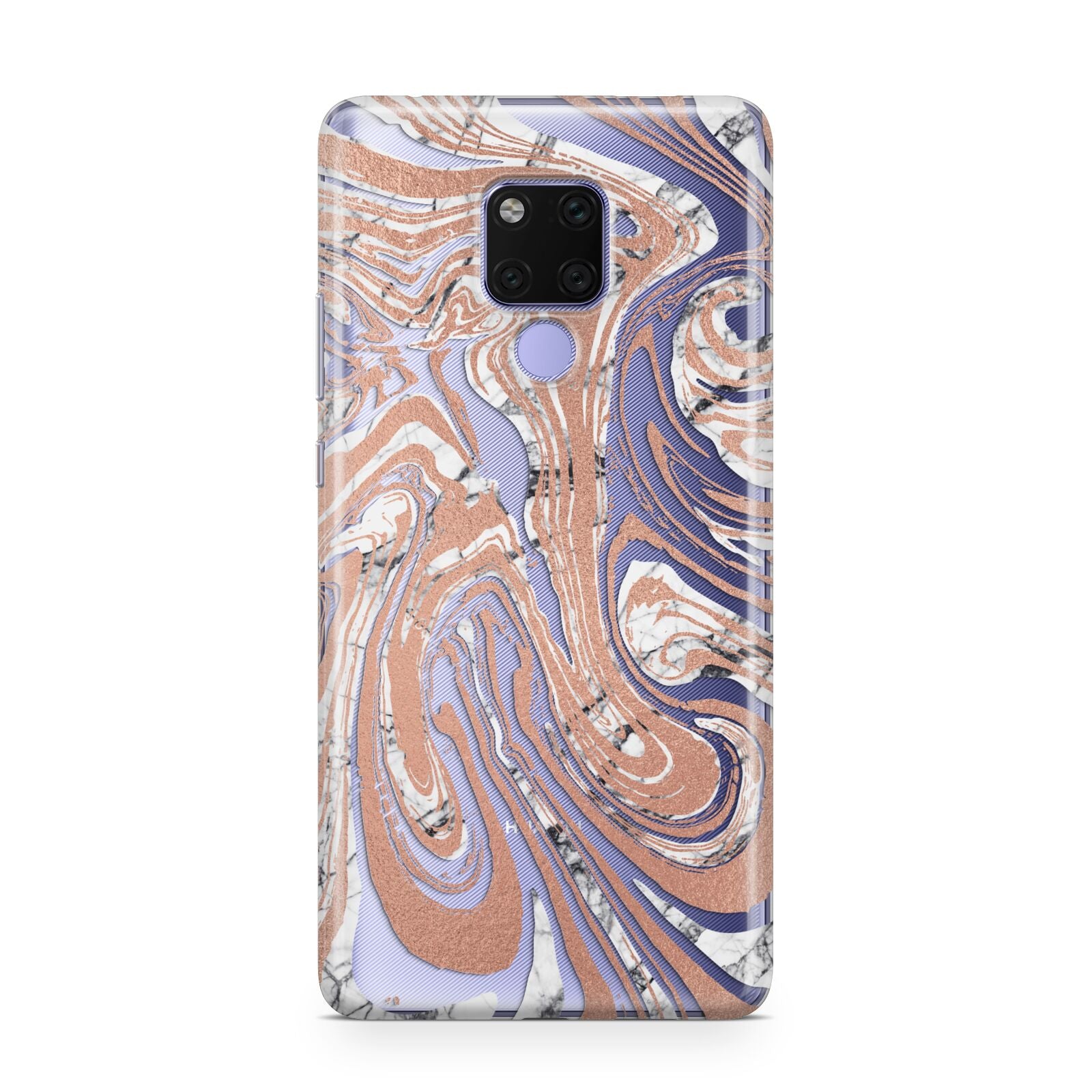 Gold And White Marble Huawei Mate 20X Phone Case