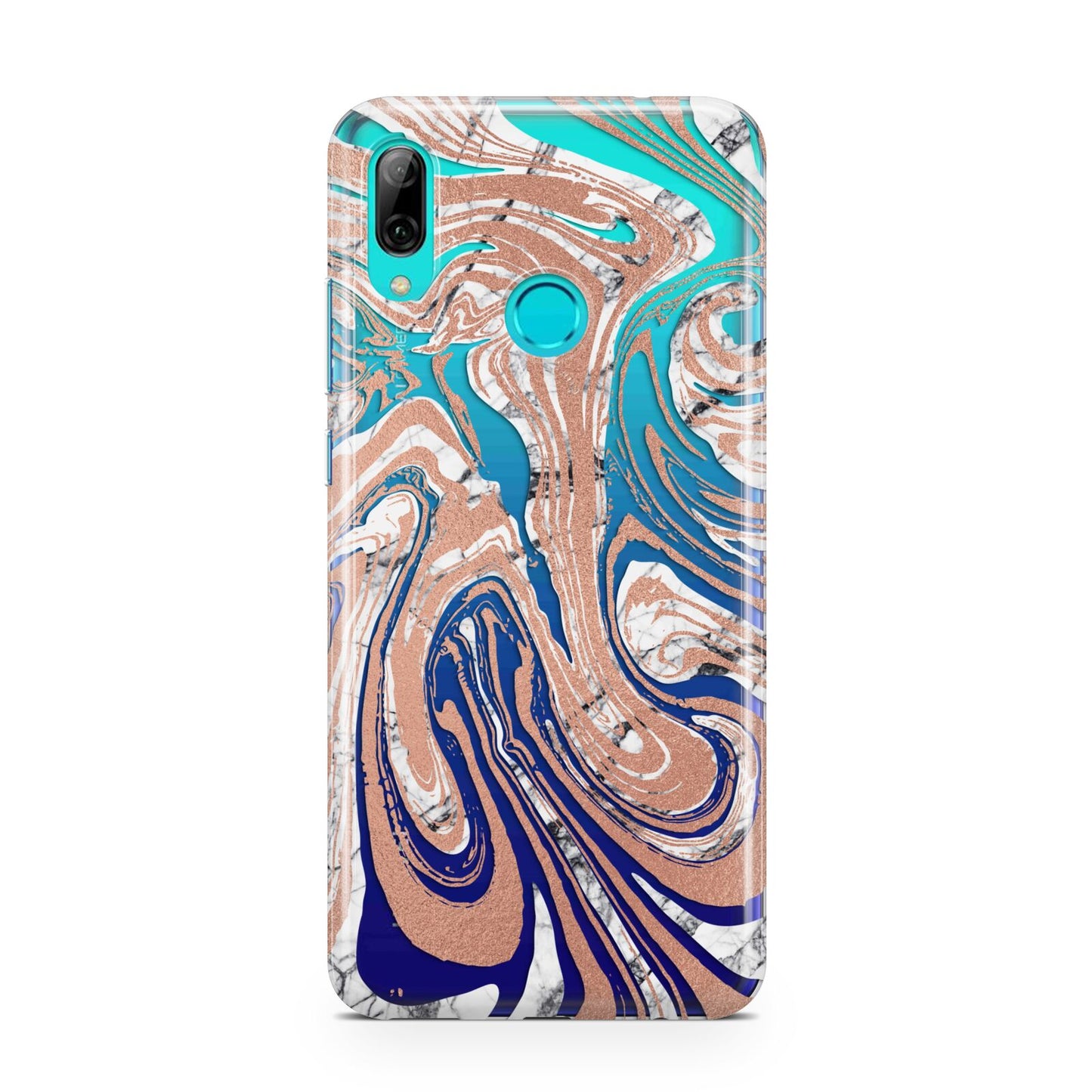 Gold And White Marble Huawei P Smart 2019 Case